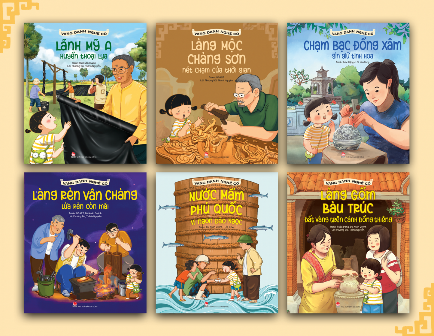 Vang danh nghề cổ - combo 10 cuốn