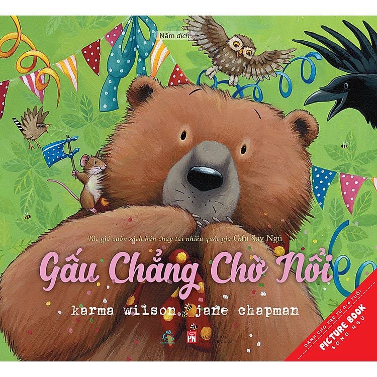 Bilingual Bear Can't Wait | Gấu chẳng chờ nổi - sách song