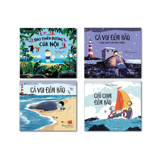 CÁ VOI ĐÊM BÃO VÀ NHỮNG CÂU CHUYỆN KHÁC - BOXSET 4 QUYỂN