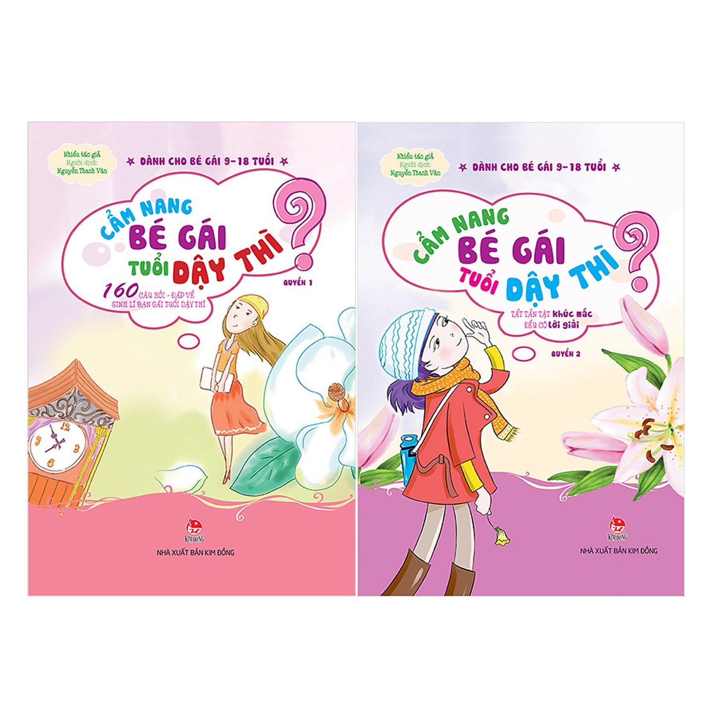 Cẩm Nang Bé Gái Tuổi Dậy Thì - Combo 2 Cuốn