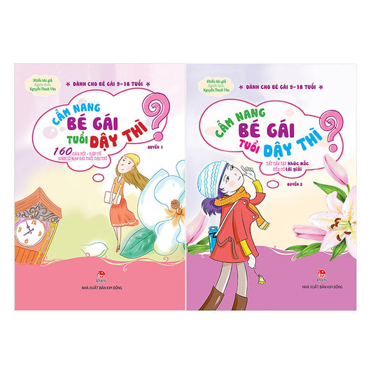 Cẩm Nang Bé Gái Tuổi Dậy Thì - Combo 2 Cuốn