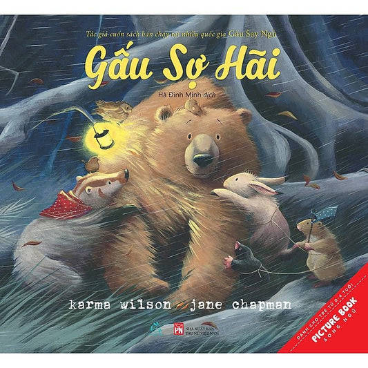 Bilingual Bear Feels Scared | Gấu sợ hãi - sách song ngữ