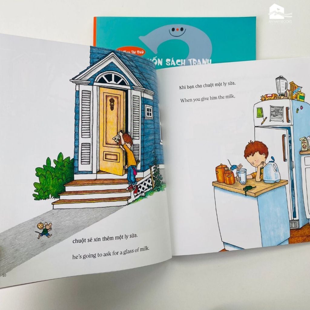 Bilingual If You Give A Mouse a Cookie | Nếu Bạn Cho Chuột Cái Bánh Quy - song ngữ