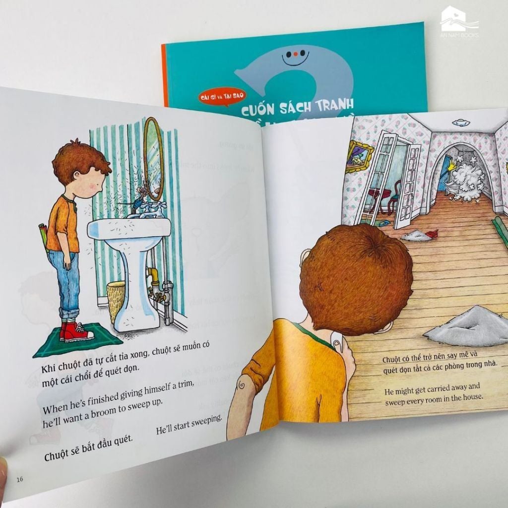 Bilingual If You Give A Mouse a Cookie | Nếu Bạn Cho Chuột Cái Bánh Quy - song ngữ