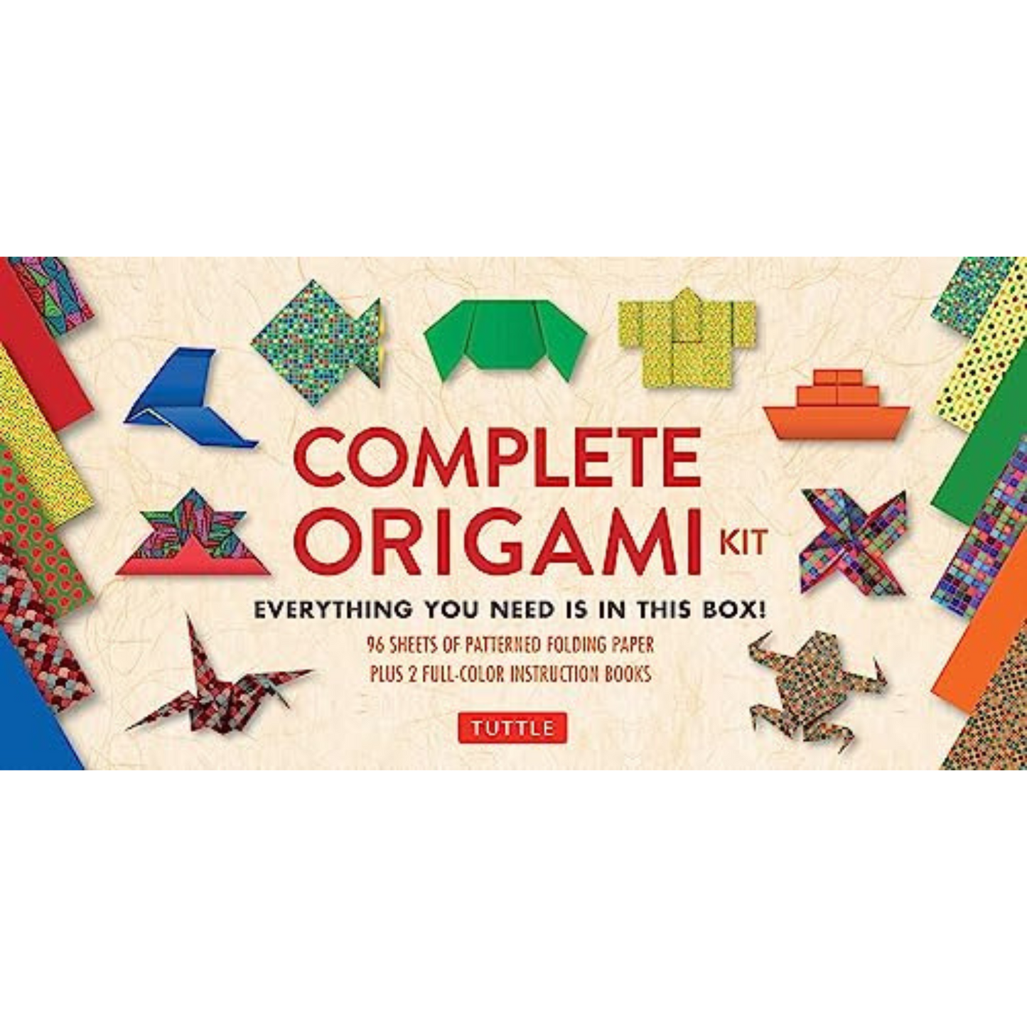 Complete Origami Kit [2 Origami How-to Books, 98 Papers, 30 Projects]