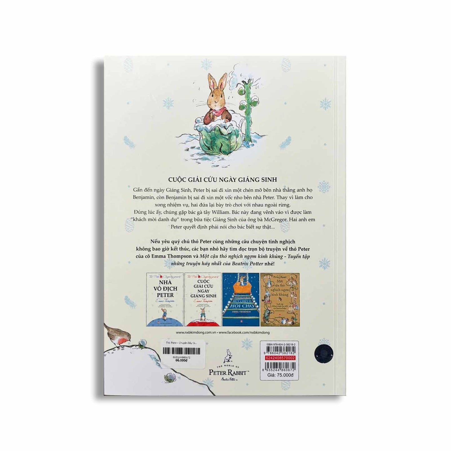 Cuộc Giải Cứu Ngày Giáng Sinh, Translation of The Christmas Tale of Peter Rabbit