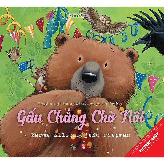 Bilingual Bear Can't Wait | Gấu chẳng chờ nổi - sách song