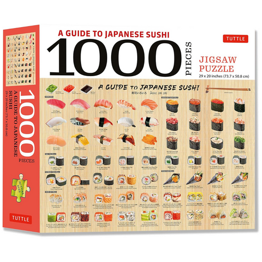 A Guide to Japanese Sushi - 1000 Piece Jigsaw Puzzle