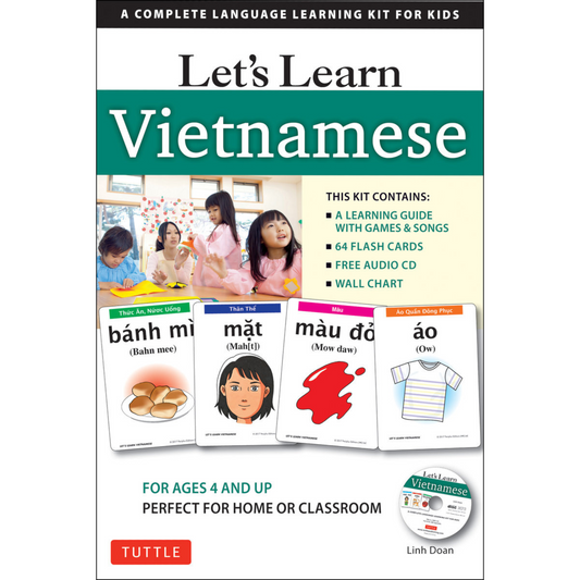 Let's Learn Vietnamese Kit: 64 Flash Cards, Free Online Audio, Games & Songs, Learning Guide and Wall Chart