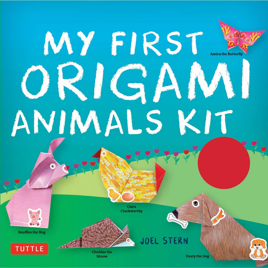 My First Origami Animals Kit: Everything is Included: 60 Folding Sheets, Easy-to-Read Instructions, 180+ Stickers