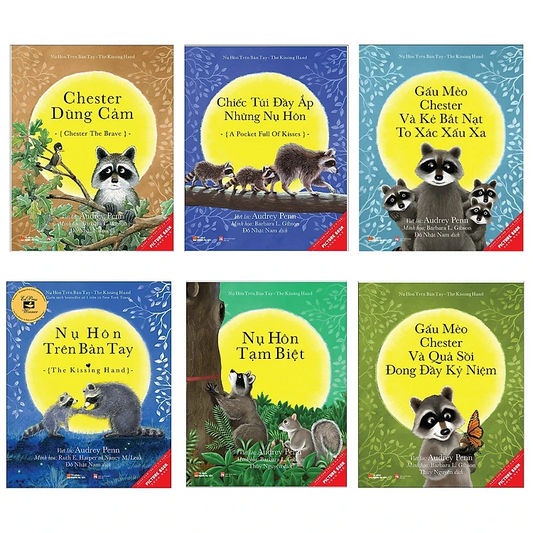 Bilingual The Kissing Hand 6-book Series | Nụ Hôn Trên Bàn Tay: bộ 6 cuốn song ngữ