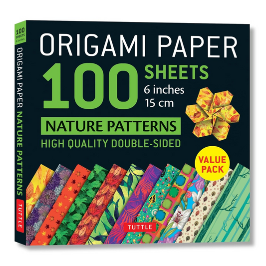 Origami Paper 100 sheets Nature Patterns 6 (15 cm)