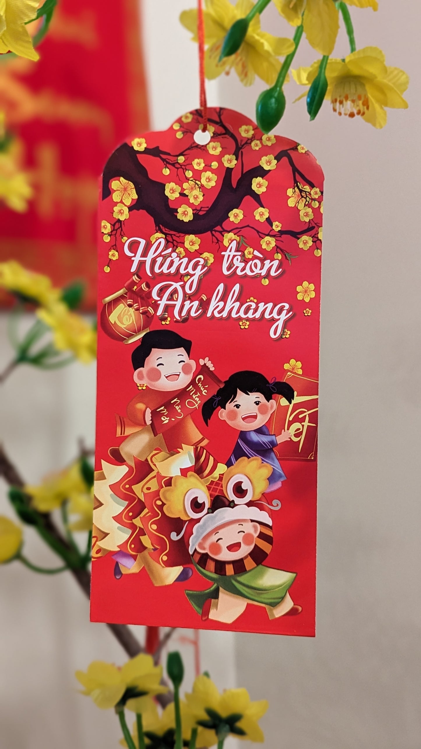Vietnamese Red Pockets | Bao lì xì (pack of 6)