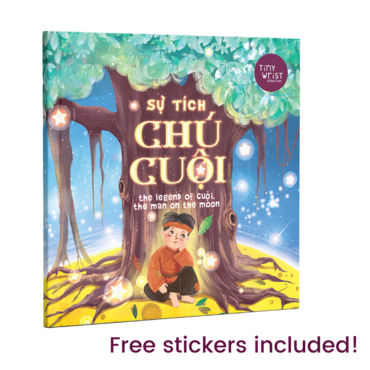 Sự Tích Cuội | Legend of Cuoi, the Man on the Moon, English-Vietnamese Bilingual